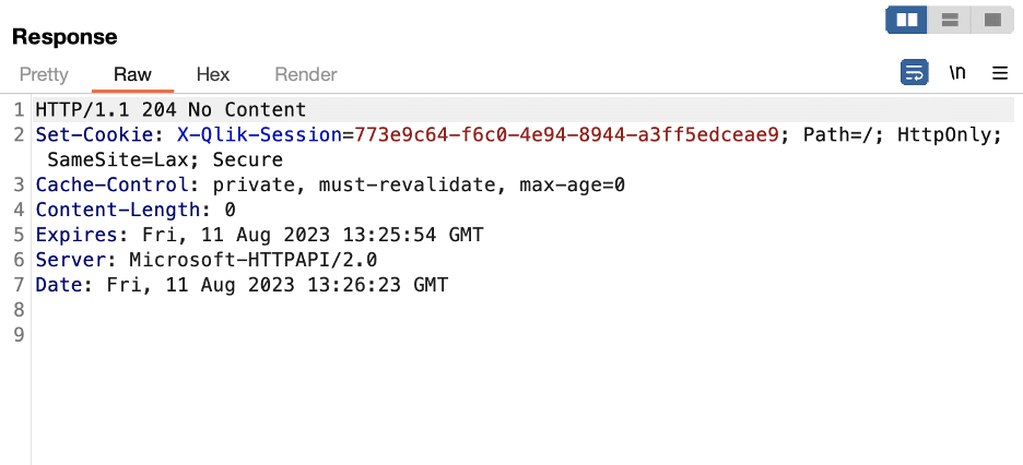 The response received from the server in response to the request sent in Figure 20 indicated that we successfully accessed the repository service while bypassing the normal authentication requirements